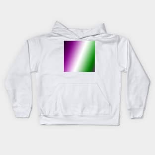 purple white green abstract texture gradient Kids Hoodie